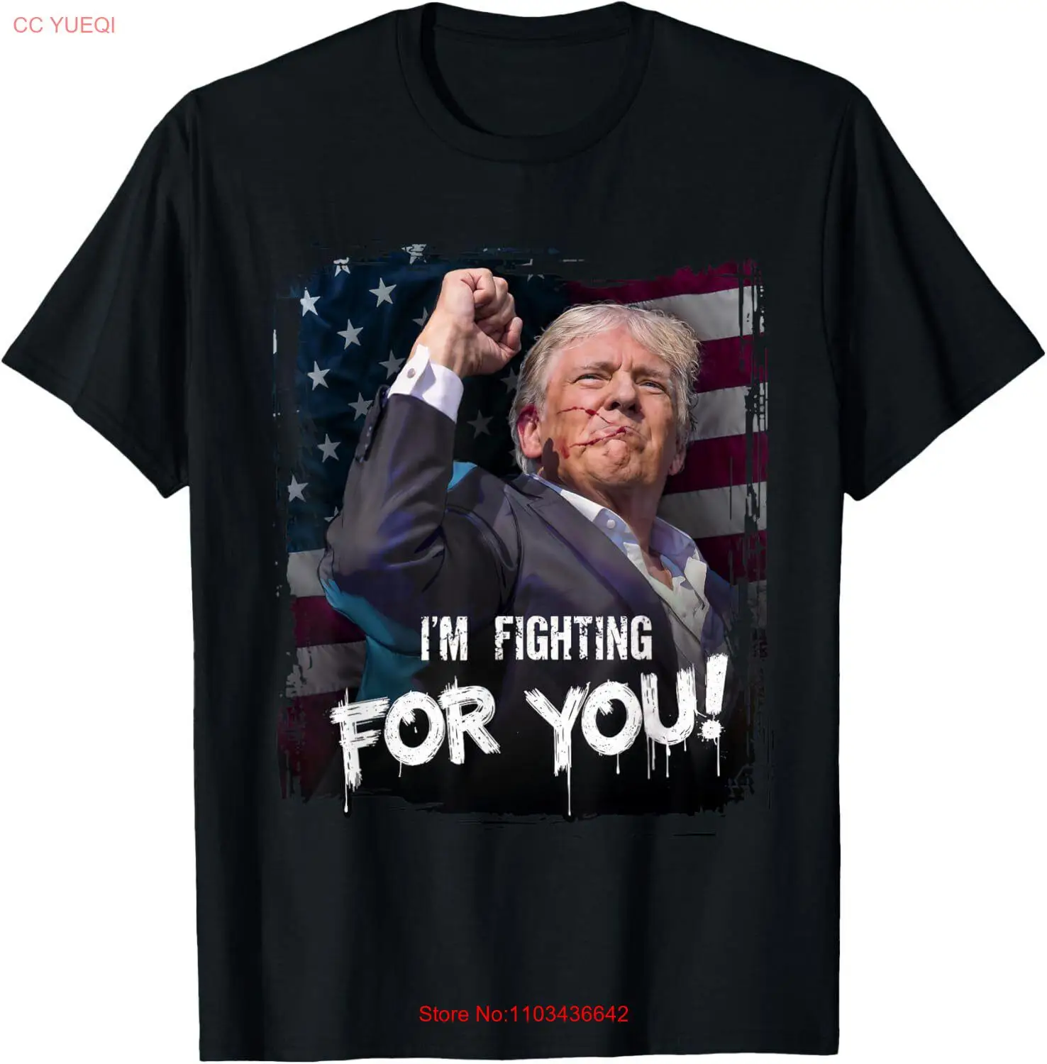 Трамп я сражаюсь за вашу футболку