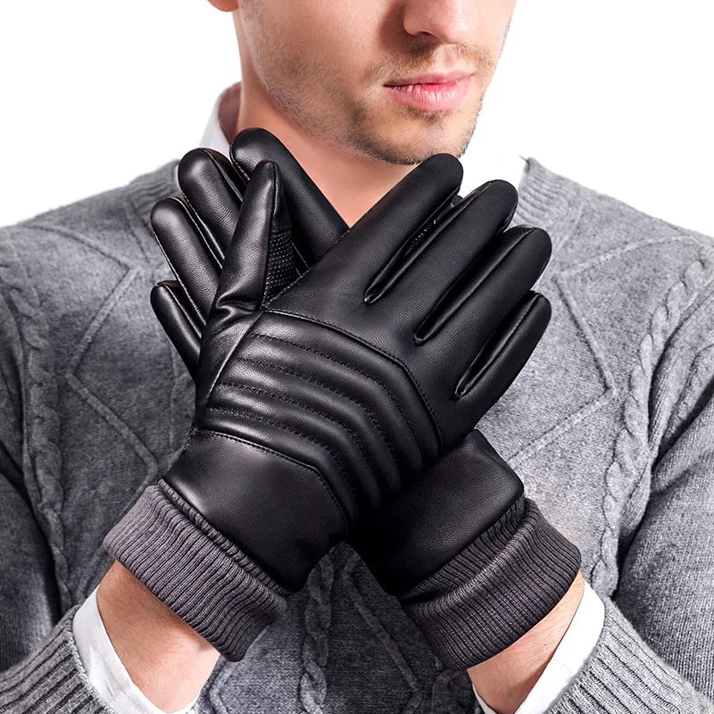 Men's Winter Winter Drive Cycling Outdoor Touch Screen Windproof Waterproof Warm Fashion PU Gloves
Men's Winter Winter Drive Cycling Outdoor Touch Screen Windproof Waterproof Warm Fashion PU Gloves