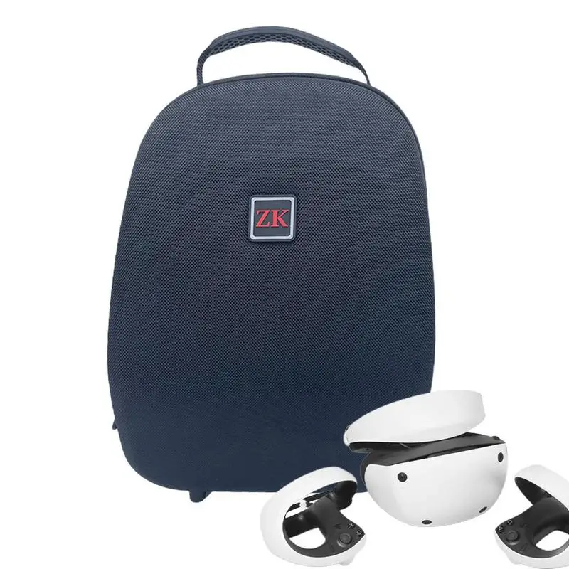 

Портативная сумка на молнии, водонепроницаемая защитная крышка, сумка для хранения EVA, футляр для переноски аксессуаров для игровых станций VR2 VR гарнитуры и ручки