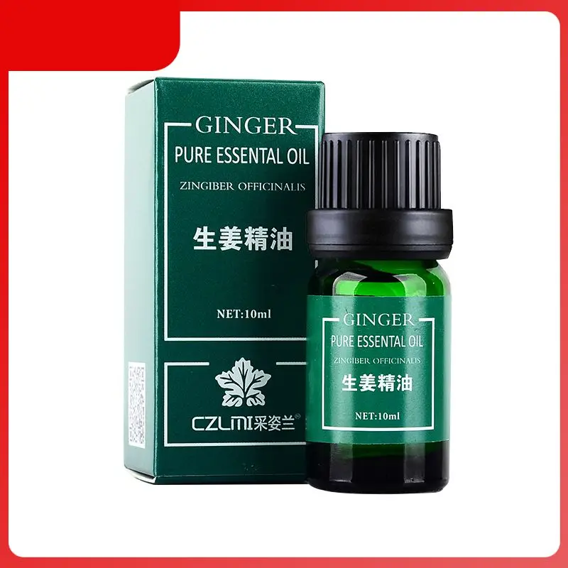 

10ml Ginger Essential Oil Soaking Feet Massage Oil Feet SPA Essential Oil Diffusive Aromatherapy Scraping Oil Improving Insomnia