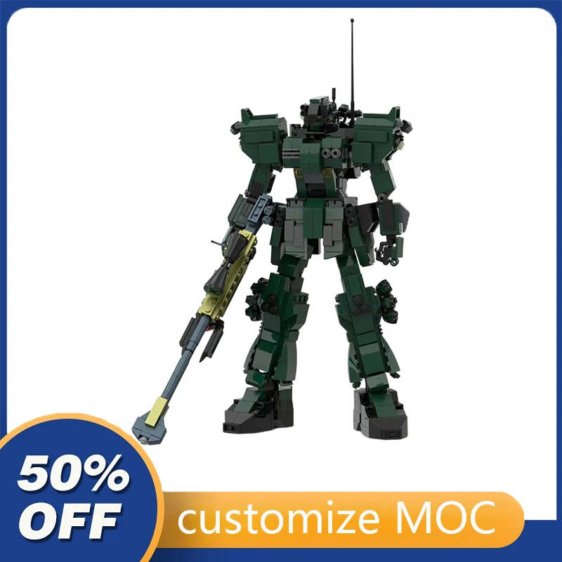 973PCS Customized MOC Gundam Mecha RGM-Ex07-S Stalker Gundam Model Building Blocks Bricks Children birthday toys Christmas gifts
973PCS Customized MOC Gundam Mecha RGM-Ex07-S Stalker Gundam Model Building Blocks Bricks Children birthday toys Christmas gifts