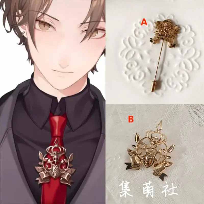 Аниме Hololive Vtuber Hayato Kagami зажим для галстука Брошь Косплей Prop
Аниме Hololive Vtuber Hayato Kagami зажим для галстука Брошь Косплей Prop