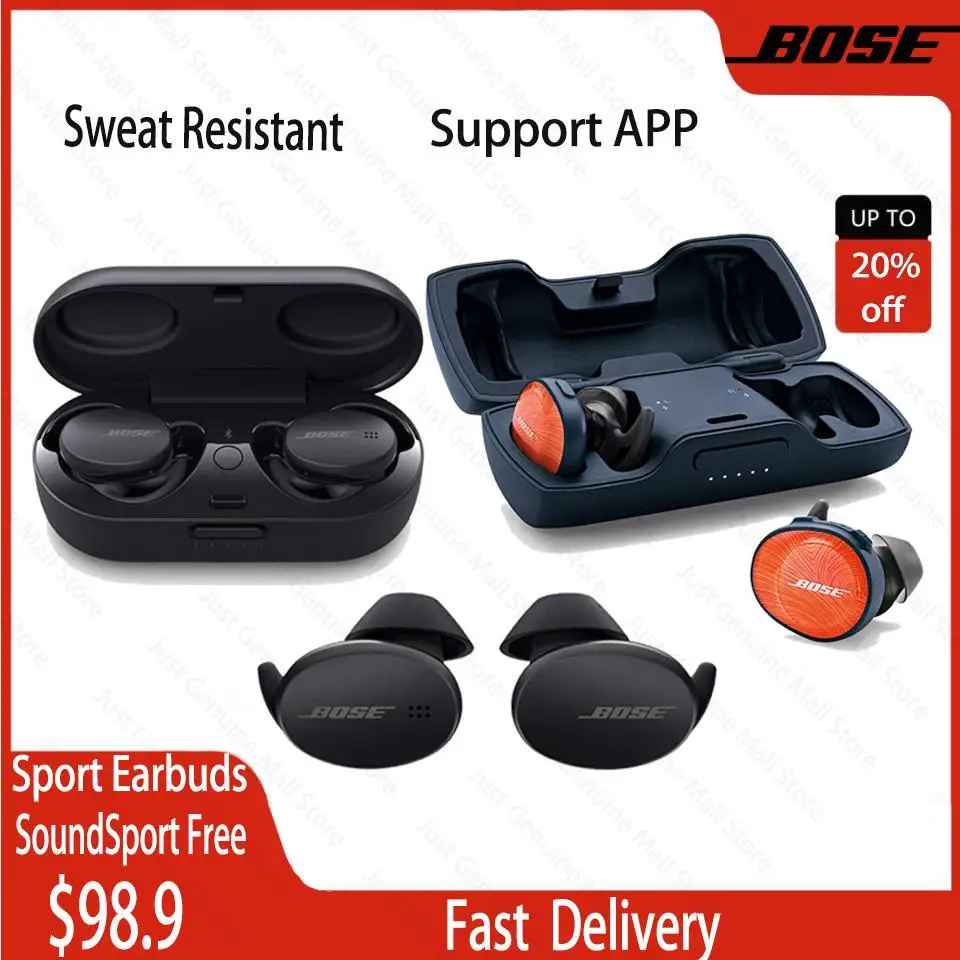 Original Bose Sport Earbuds SoundSport Free Wireless Earphone Bluetooth 5.1 Headphones TWS In Ear Sport Earbud Resistant Headset
Original Bose Sport Earbuds SoundSport Free Wireless Earphone Bluetooth 5.1 Headphones TWS In Ear Sport Earbud Resistant Headset