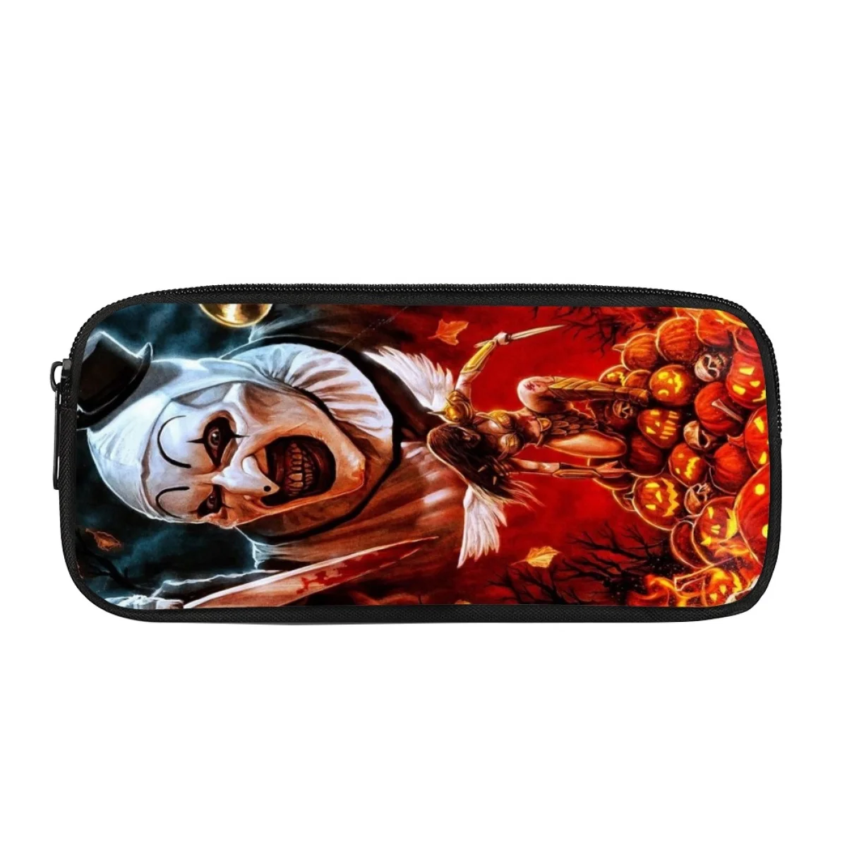 Terrifier Everybody Loves A Clown Kids Pencil Case Boys Girls School Stationery Supplies Pencilbox Children Women Cosmetic Bags
Terrifier Everybody Loves A Clown Kids Pencil Case Boys Girls School Stationery Supplies Pencilbox Children Women Cosmetic Bags