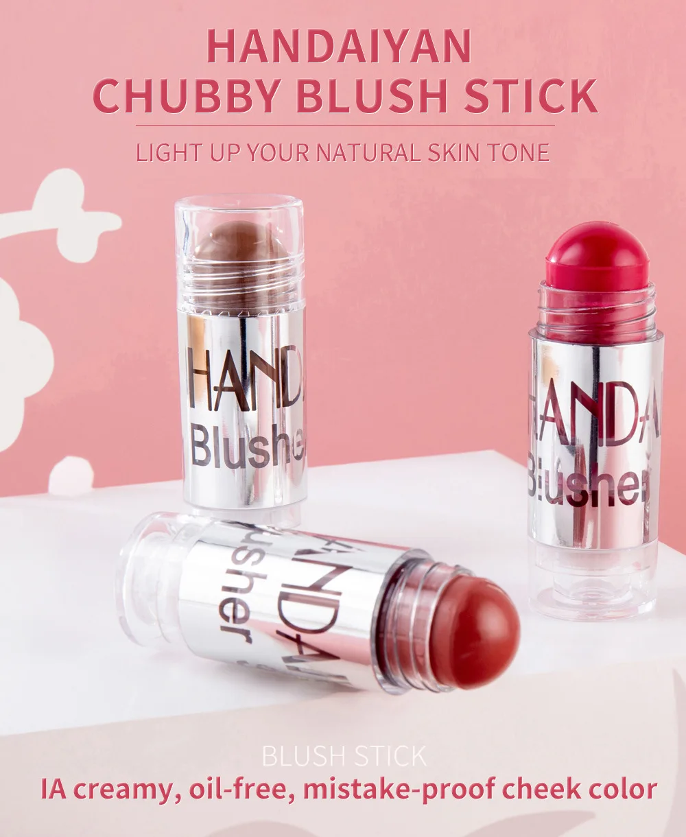 1pc Chubby Blush Stick Face Makeup Highlighter Easy To Color Blusher Powder Contour Shadow Cheek Blusher Cosmetic Tools TSLM1
1pc Chubby Blush Stick Face Makeup Highlighter Easy To Color Blusher Powder Contour Shadow Cheek Blusher Cosmetic Tools TSLM1