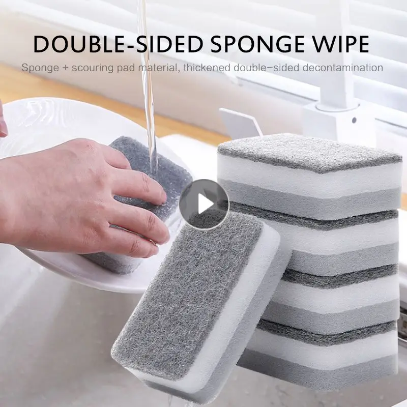5pcs Double-sided Cleaning Spongs Household Scouring Pad Kitchen Wipe Dishwashing Sponge Cloth Dish Cleaning Towels Accessories
5pcs Double-sided Cleaning Spongs Household Scouring Pad Kitchen Wipe Dishwashing Sponge Cloth Dish Cleaning Towels Accessories