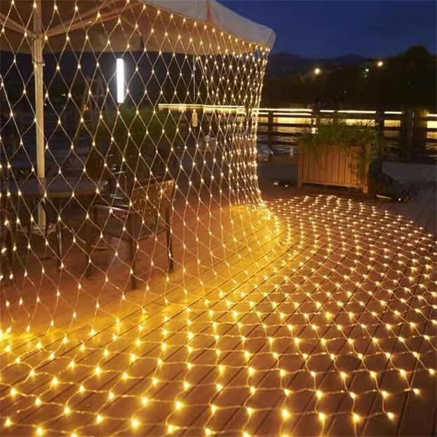 8X10M 6X4M LED Net Mesh Lights Outdoor Christmas Mesh Lights Waterproof Bushes Garden Party Wedding Holiday Decor Fairy Garland
8X10M 6X4M LED Net Mesh Lights Outdoor Christmas Mesh Lights Waterproof Bushes Garden Party Wedding Holiday Decor Fairy Garland
