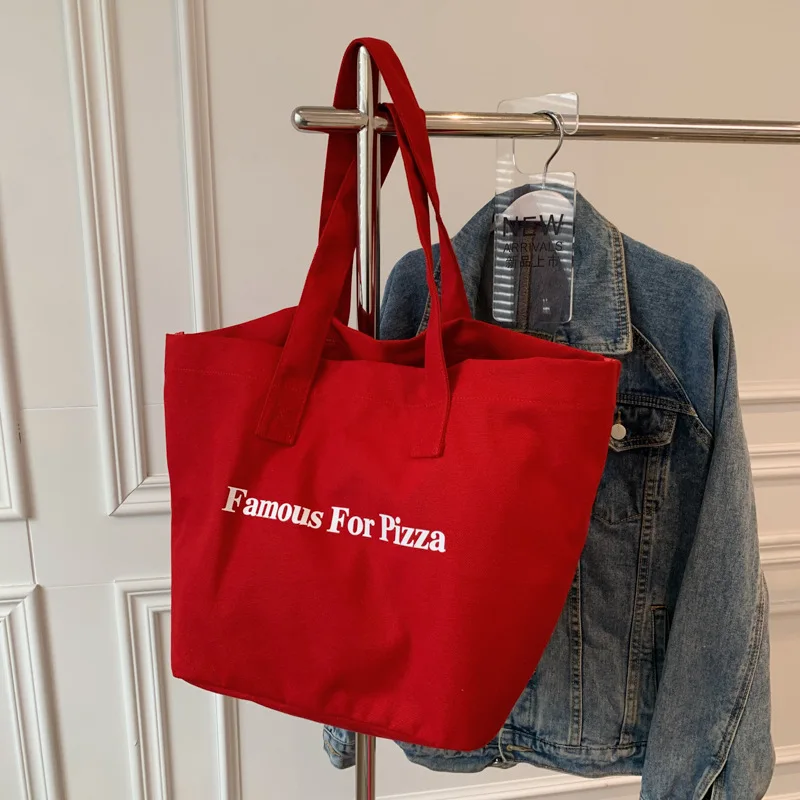 Women's Bag 2022 New Korean Version One Shoulder Large Capacity Candy Color Letter Printed Canvas Student Class Carrying Bag
Women's Bag 2022 New Korean Version One Shoulder Large Capacity Candy Color Letter Printed Canvas Student Class Carrying Bag