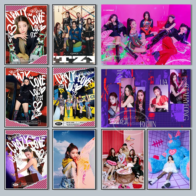 ITZY Poster Kpop Korean Singers Wall Art Canvas Painting and HD Prints Pictures for Modern Family Bedroom Club Home Decoration
ITZY Poster Kpop Korean Singers Wall Art Canvas Painting and HD Prints Pictures for Modern Family Bedroom Club Home Decoration