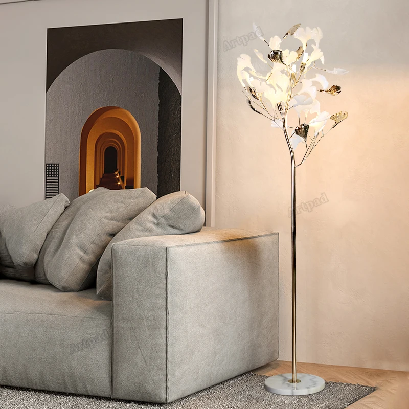 Floor Lamp Nordic Sofa Modern Tall Floor Lamp Art Decoration Home Bedroom Decor Ginkgo Leaf Standing Lamp
Floor Lamp Nordic Sofa Modern Tall Floor Lamp Art Decoration Home Bedroom Decor Ginkgo Leaf Standing Lamp