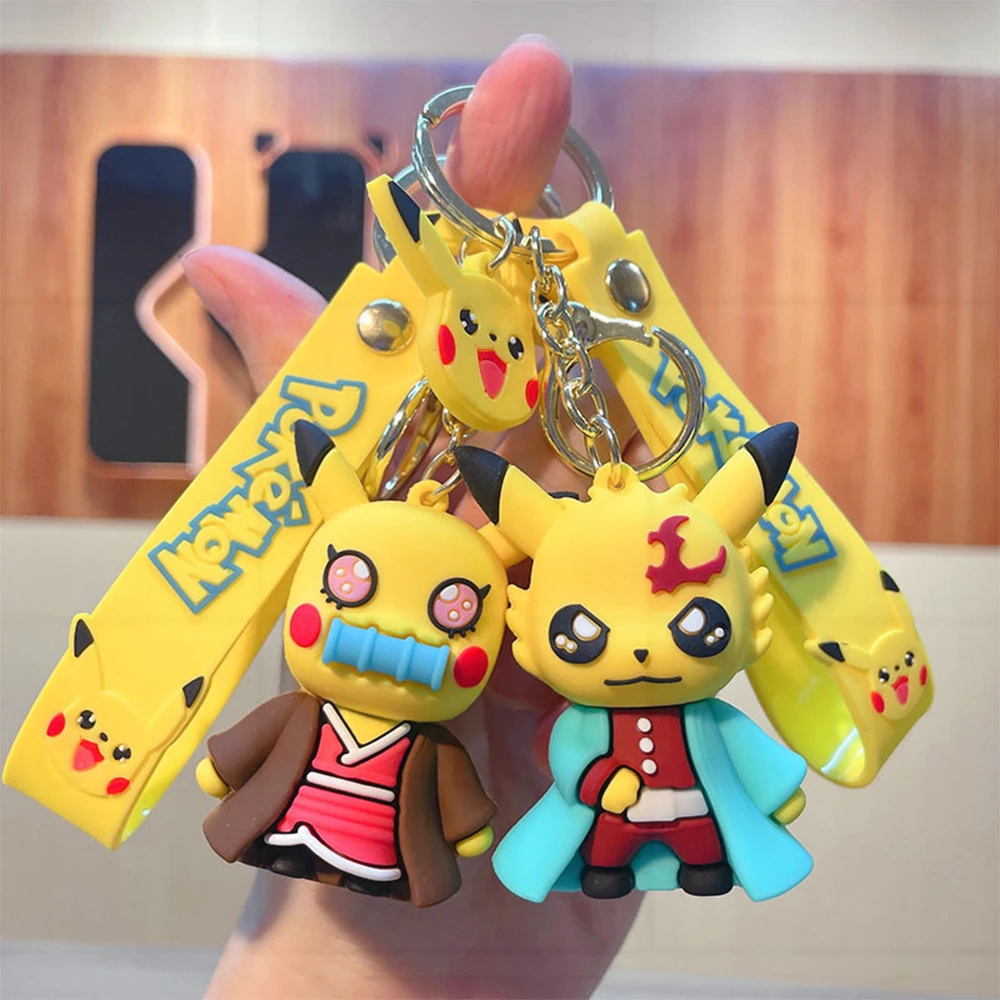 Anime Genuine Pokemon Action Figure Pikachu Keychain Pokmon Keychain Squirtle Psyduck Keychain Model Car Keychain For Boys Girl
Anime Genuine Pokemon Action Figure Pikachu Keychain Pokmon Keychain Squirtle Psyduck Keychain Model Car Keychain For Boys Girl