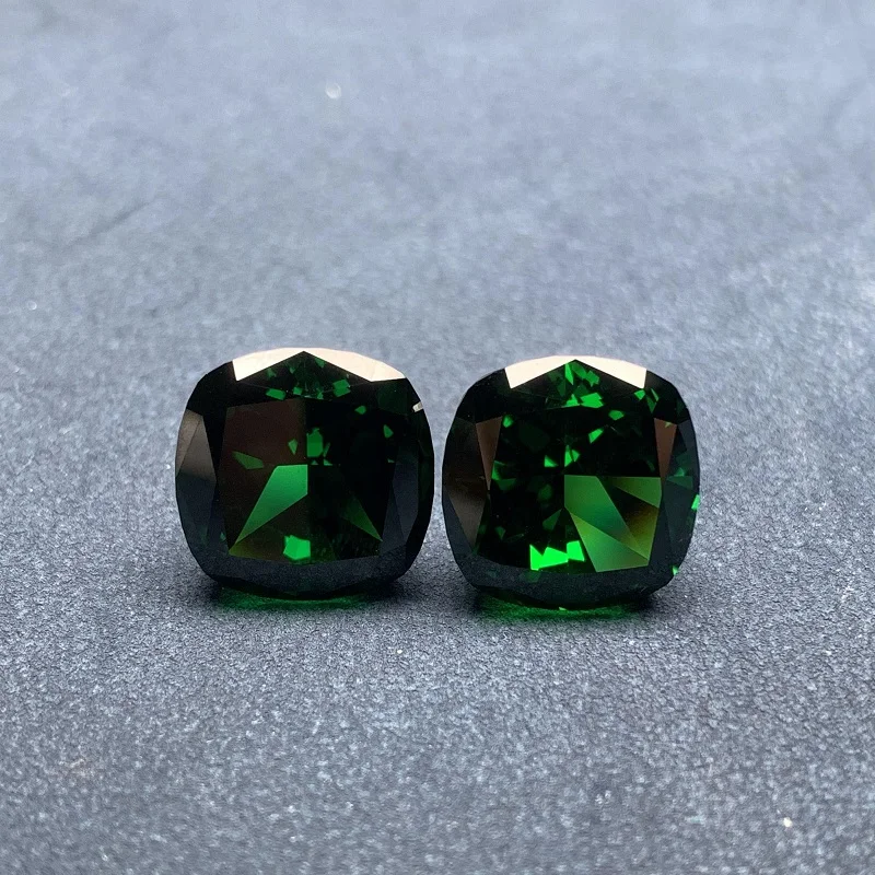 Ruif New Good Quality Green Square Cushion 14x14mm High Carbon Zirconia Synthetic CZ Gemstone for Jewelry Making
Ruif New Good Quality Green Square Cushion 14x14mm High Carbon Zirconia Synthetic CZ Gemstone for Jewelry Making