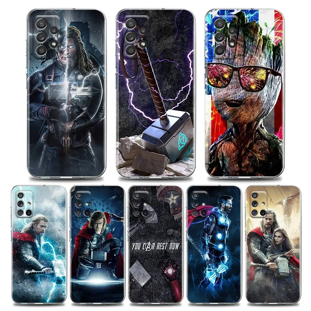 Clear Phone Case for Samsung A01 A02 A02s A11 A12 A21 S A31 A41 A32 A51 A71 A42 A52 A72 Silicone Cover Marvel Hero Thor
Clear Phone Case for Samsung A01 A02 A02s A11 A12 A21 S A31 A41 A32 A51 A71 A42 A52 A72 Silicone Cover Marvel Hero Thor