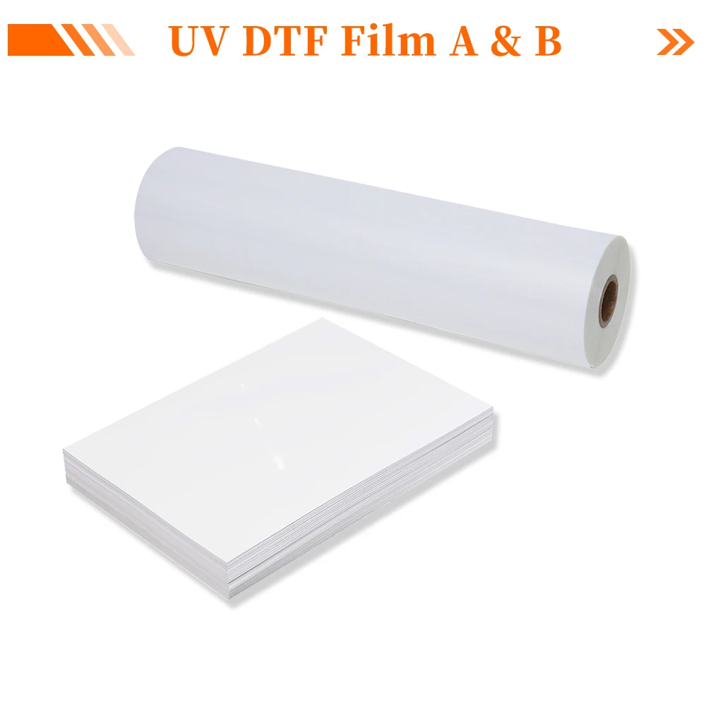 Magic UV DTF Film A UV DTF Transfer Film A and Film B For Acrylic Crystal Glass Metal For UV DTF Printers Irregular Shape Print
Magic UV DTF Film A UV DTF Transfer Film A and Film B For Acrylic Crystal Glass Metal For UV DTF Printers Irregular Shape Print