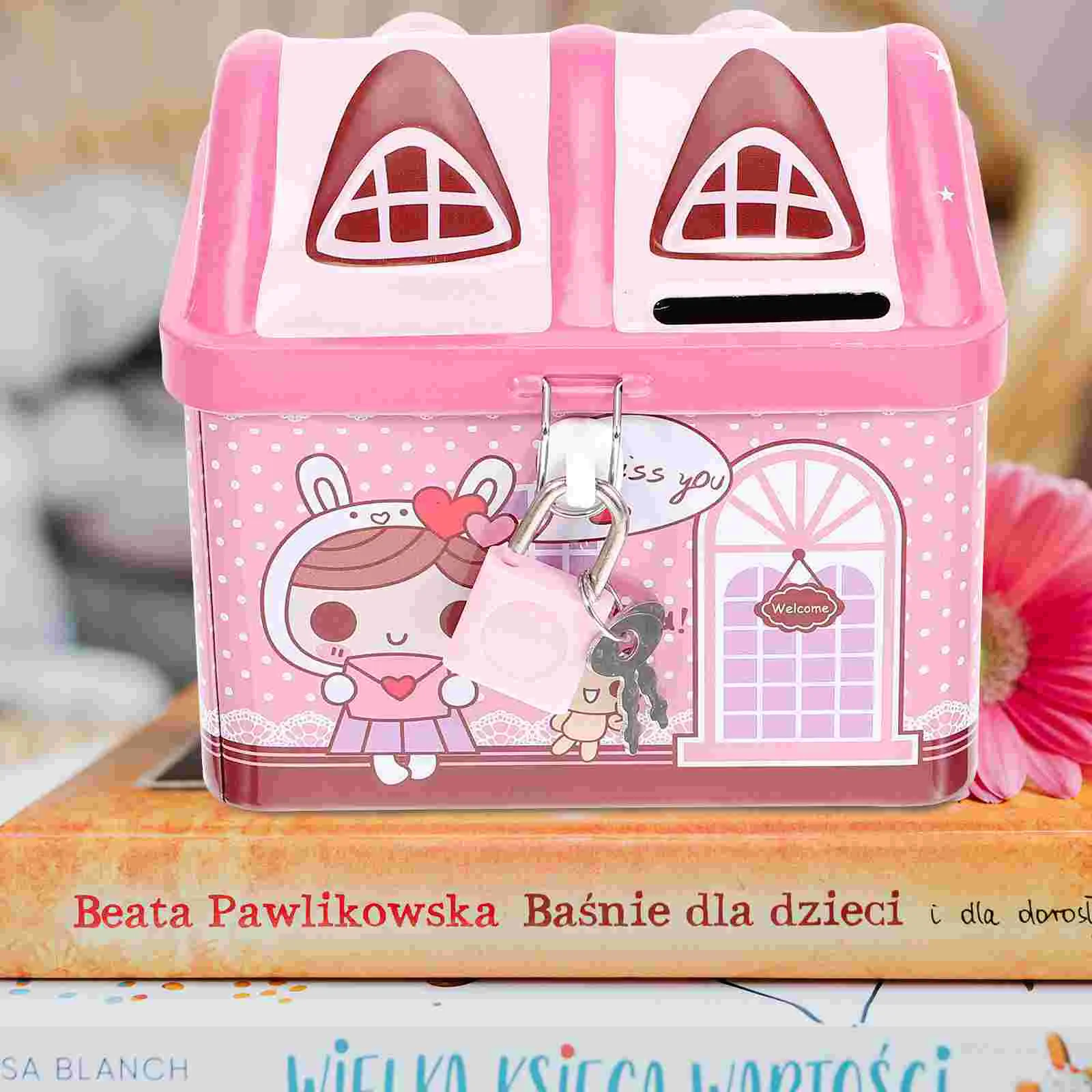 metal box Piggy Bank Kids Bank Tinplate Metal Bank with Lock Saving Box Jar for Kids Childrens Gifts Home metal saving box
metal box Piggy Bank Kids Bank Tinplate Metal Bank with Lock Saving Box Jar for Kids Childrens Gifts Home metal saving box