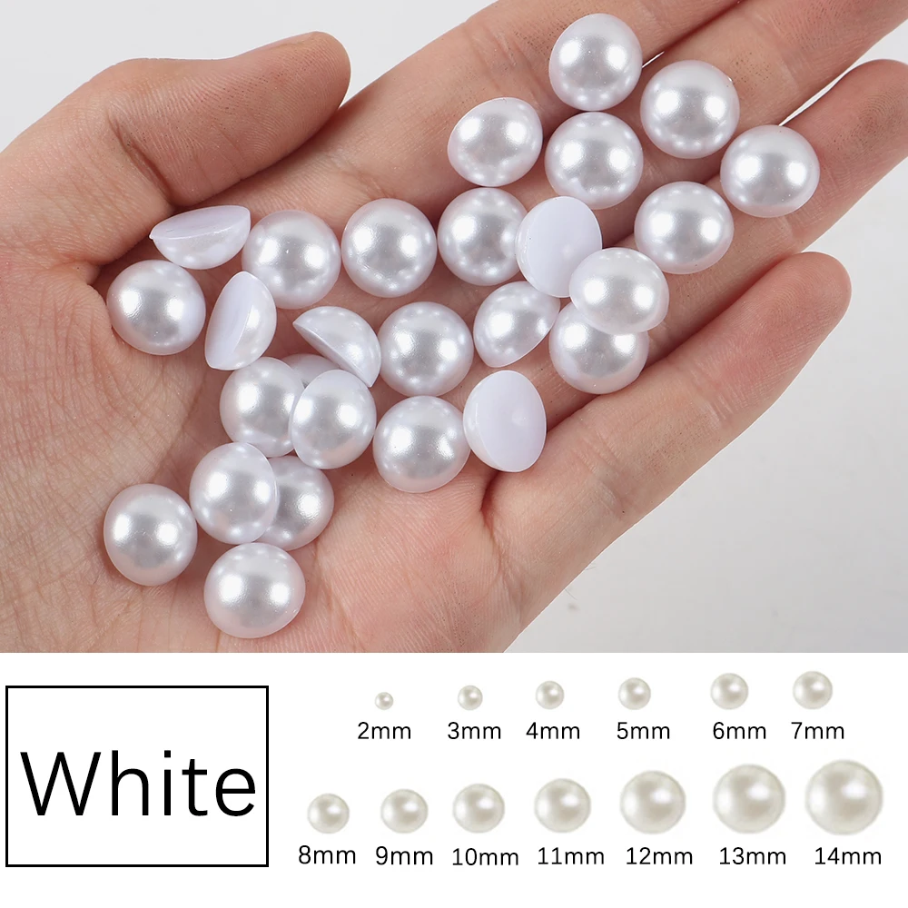 White Half Round Flatback Pearls mix sizes 2mm 3mm 4mm 5mm 6mm 8mm 10mm to 25mm all sizes for nail art ABS imitation pearl beads
White Half Round Flatback Pearls mix sizes 2mm 3mm 4mm 5mm 6mm 8mm 10mm to 25mm all sizes for nail art ABS imitation pearl beads