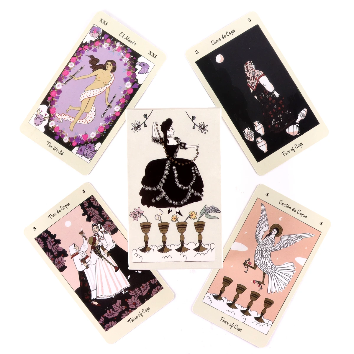 Tarot De Carlotydes Cards Tarot Deck Leisure Party Table Game High Quality Fortune-telling Prophecy Oracle Cards With PDF Guide
Tarot De Carlotydes Cards Tarot Deck Leisure Party Table Game High Quality Fortune-telling Prophecy Oracle Cards With PDF Guide