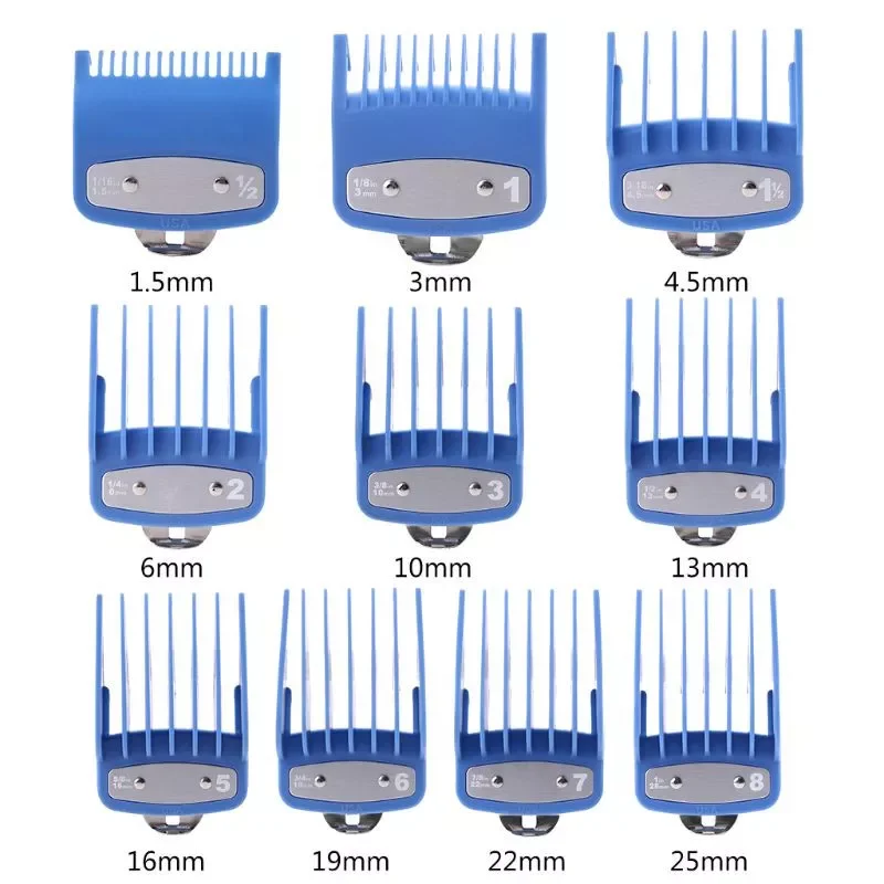 Cutting Guide Comb Multiple Sizes Metal Limited Combs Hair Clipper Cutting Tool
Cutting Guide Comb Multiple Sizes Metal Limited Combs Hair Clipper Cutting Tool