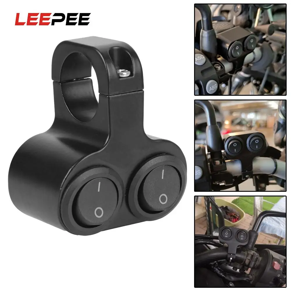 12V Motorcycle Handlebar Flasher Speaker Switch 7/8in 22mm Aluminum Alloy Dual Button Control Headlight Switch
12V Motorcycle Handlebar Flasher Speaker Switch 7/8in 22mm Aluminum Alloy Dual Button Control Headlight Switch