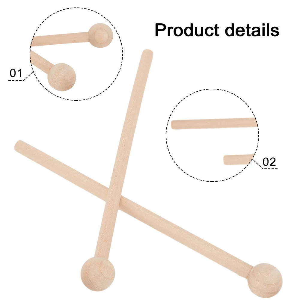 Brand New High Quality Musical Instruments Drumsticks Mallets 19cm Resonator Bells Wood Color For Beginners Good Touch Feel
Brand New High Quality Musical Instruments Drumsticks Mallets 19cm Resonator Bells Wood Color For Beginners Good Touch Feel