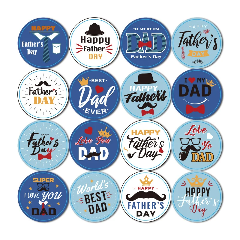 48pcs/set Father's Day Best Dad Ever Super DAD Stickers Party Gift Tag Labels Father's Day DIY Decoration Stickers Supplies
48pcs/set Father's Day Best Dad Ever Super DAD Stickers Party Gift Tag Labels Father's Day DIY Decoration Stickers Supplies