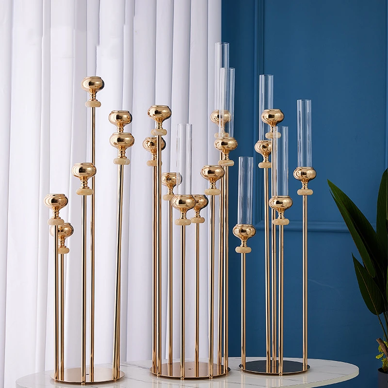 Metal Candlesticks 8 Heads Candelabra Candle Holders Stands Wedding Table Centerpieces Road Lead Party Decor
Metal Candlesticks 8 Heads Candelabra Candle Holders Stands Wedding Table Centerpieces Road Lead Party Decor