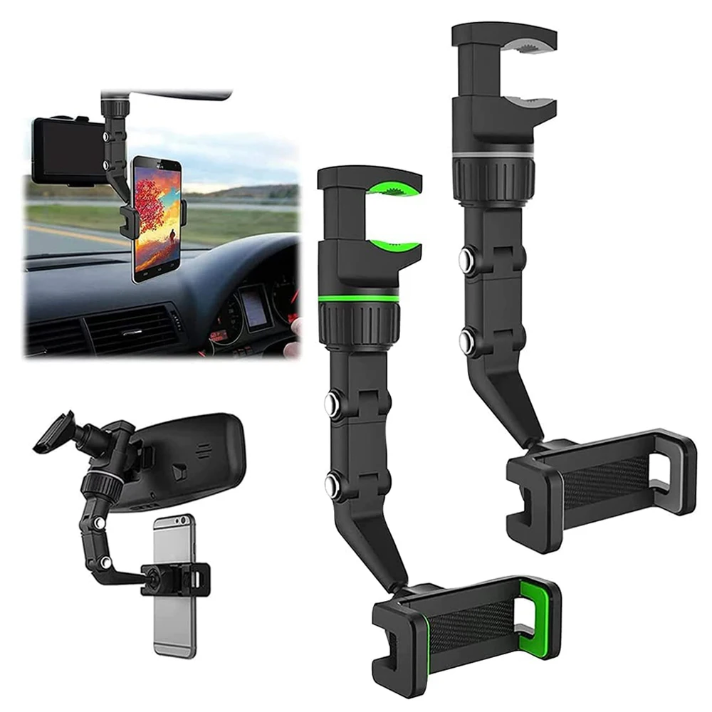 Car Phone Holder Multifunctional Rearview Mirror Phone and GPS Mount Universal 360° Rotating Phone Holder for Car Home Kitchen
Car Phone Holder Multifunctional Rearview Mirror Phone and GPS Mount Universal 360° Rotating Phone Holder for Car Home Kitchen