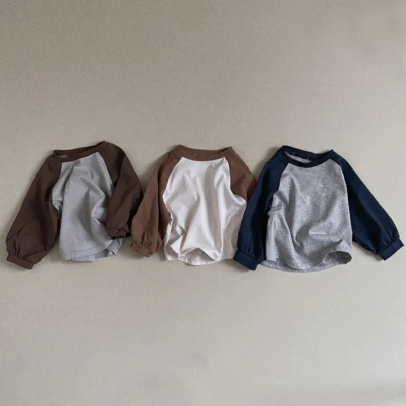 Baby T Shirt 2023 Korean Style Spring Autumn Boys and Girls Round Neck Casual Simple New Fashionable Long Sleeve T Shirt Top
Baby T Shirt 2023 Korean Style Spring Autumn Boys and Girls Round Neck Casual Simple New Fashionable Long Sleeve T Shirt Top