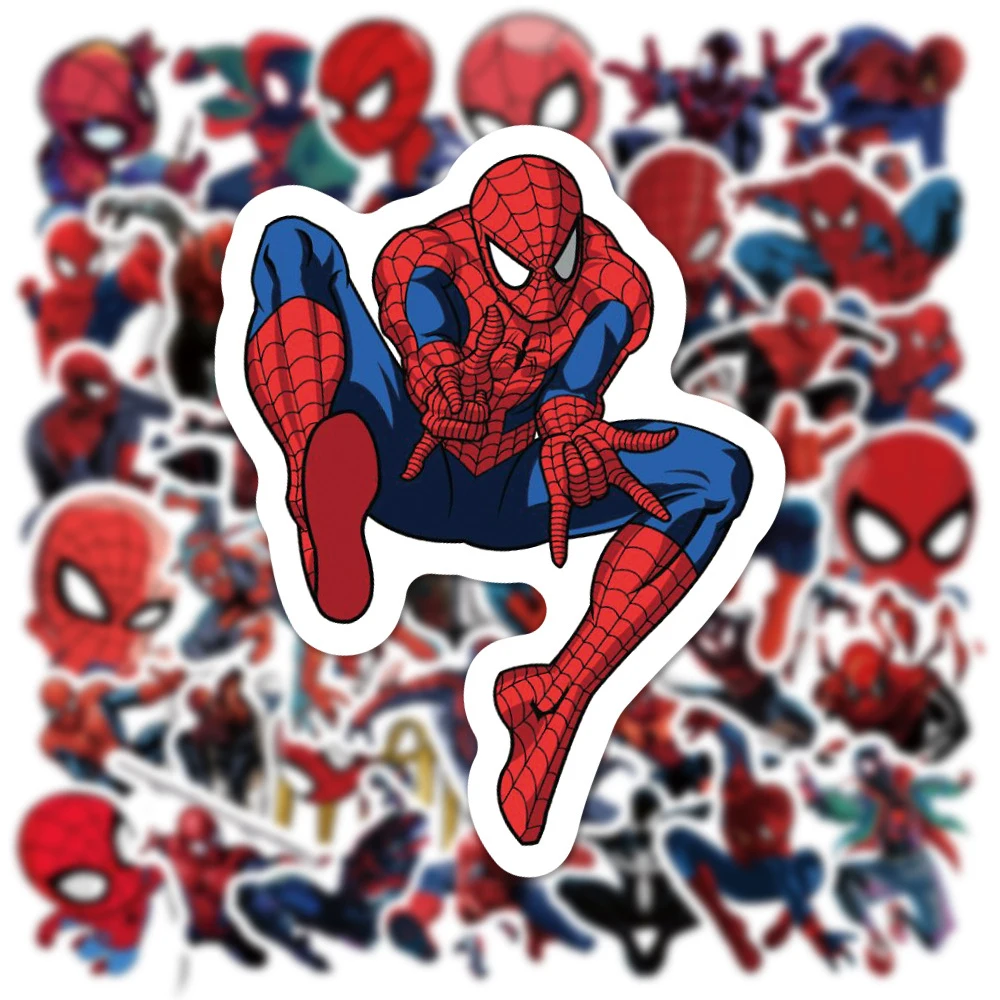 10/30/50pcs Disney Marvel Spider Man Stickers Cool The Avengers Decals Skateboard Stationery Notebook Cartoon Sticker for Kids
10/30/50pcs Disney Marvel Spider Man Stickers Cool The Avengers Decals Skateboard Stationery Notebook Cartoon Sticker for Kids
