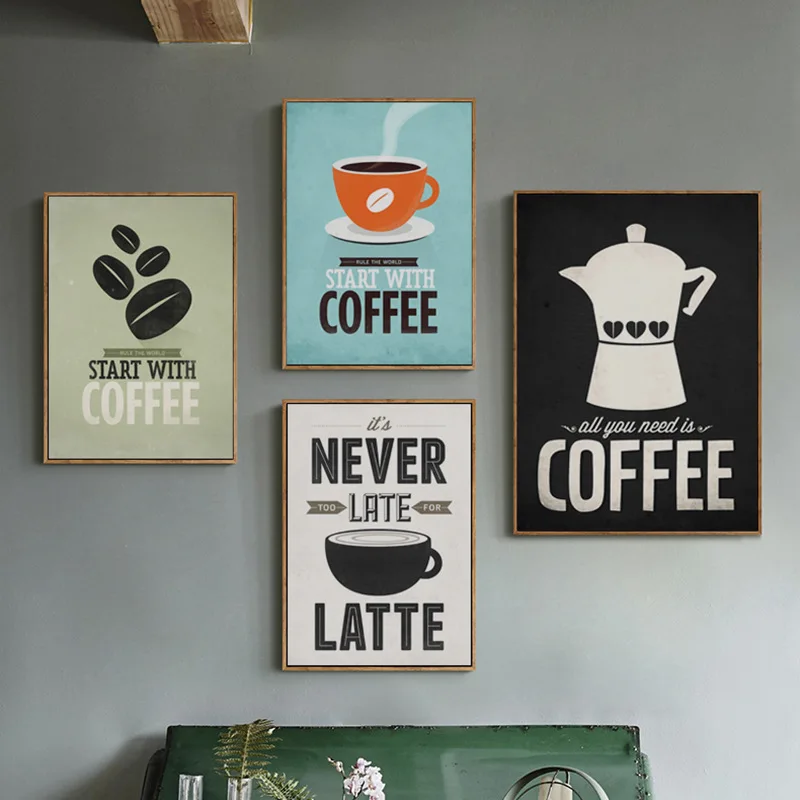 Coffee Decorative Murals Modern Decorative Canvas Painting Wall Art Poster Living Room Bedroom Dining Room Home Decor
Coffee Decorative Murals Modern Decorative Canvas Painting Wall Art Poster Living Room Bedroom Dining Room Home Decor