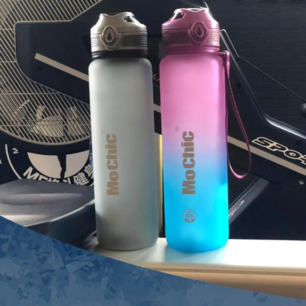 1000ml Sports Water Bottle Portable Large Capacity Bounce Lid Tritan Gradient Water Cup Fitness Jugs
1000ml Sports Water Bottle Portable Large Capacity Bounce Lid Tritan Gradient Water Cup Fitness Jugs