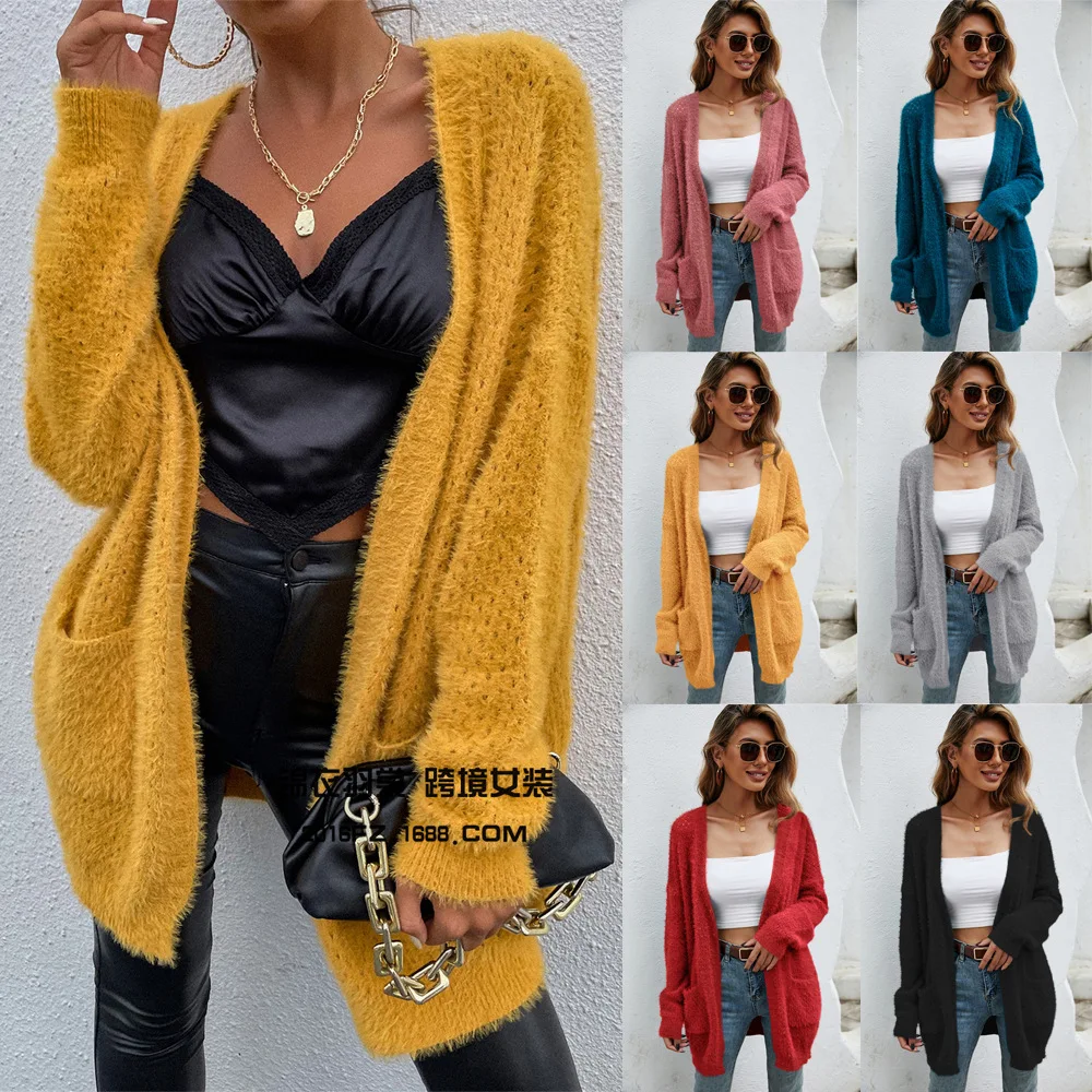 2022 Winter New Autumn Winter Women's Clothing Large Knitted Cardigan Medium Long Coat Women Crop Top Sweater Vintage Cardigan
2022 Winter New Autumn Winter Women's Clothing Large Knitted Cardigan Medium Long Coat Women Crop Top Sweater Vintage Cardigan