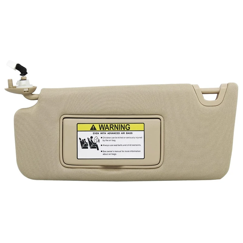Left Driver Side Sun Visor Beige for Honda Accord Sedan Coupe Crosstour 2008 2009 2010 2011 83280-TA5-A71ZA
Left Driver Side Sun Visor Beige for Honda Accord Sedan Coupe Crosstour 2008 2009 2010 2011 83280-TA5-A71ZA