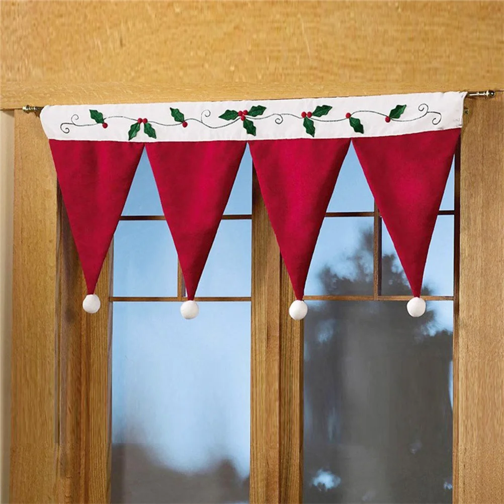 1PC Christmas Curtain Valance Door Window Christmas Bunting Decorations for Shop Living Room Home
1PC Christmas Curtain Valance Door Window Christmas Bunting Decorations for Shop Living Room Home