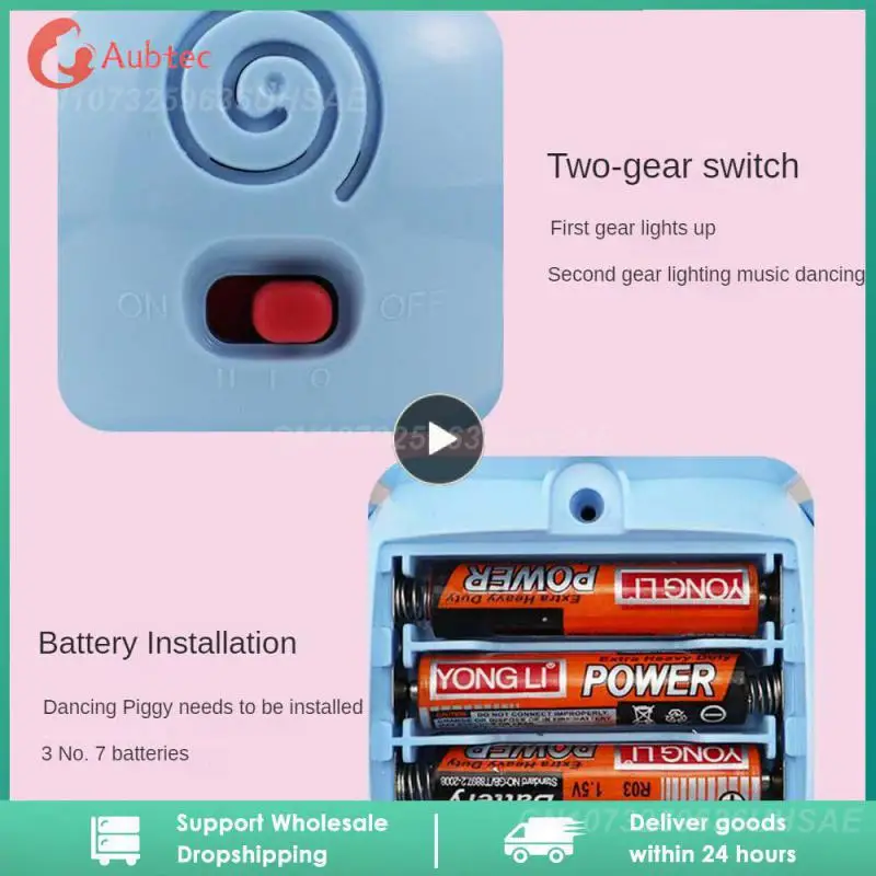 1~5PCS New Electronic Pets Pig Dancing Toy With Swing Light Music Cute Pig Cartoon Animal Baby Toys For Birthday New Year Xmas 
1~5PCS New Electronic Pets Pig Dancing Toy With Swing Light Music Cute Pig Cartoon Animal Baby Toys For Birthday New Year Xmas