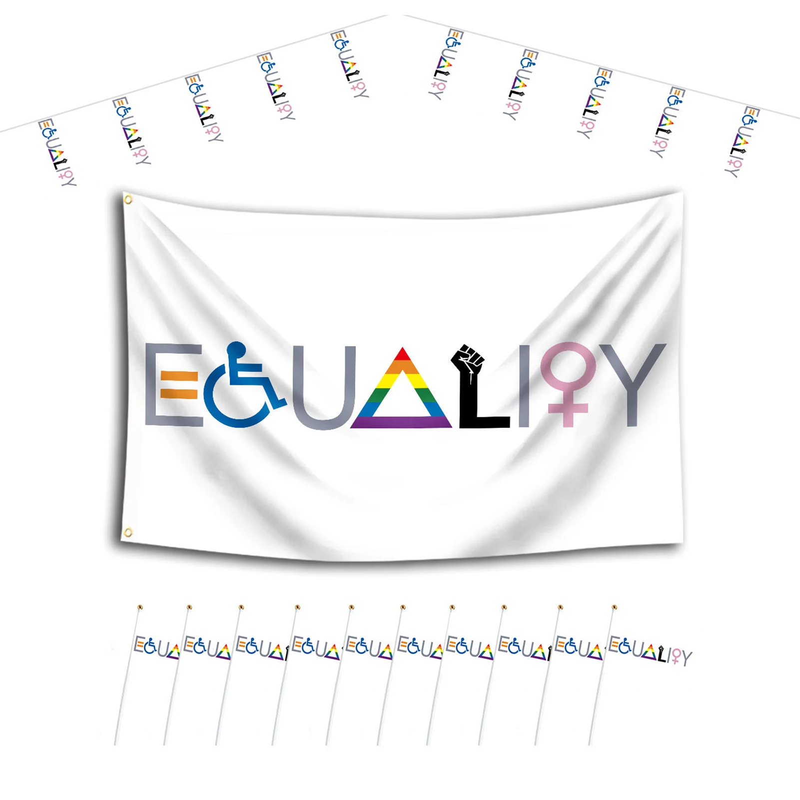 Progress Equality Garden Flag Kindness Peace Equality Pride Flags Rainbow Pride Peace Love Yard Outdoor Decoration Lives Matter
Progress Equality Garden Flag Kindness Peace Equality Pride Flags Rainbow Pride Peace Love Yard Outdoor Decoration Lives Matter