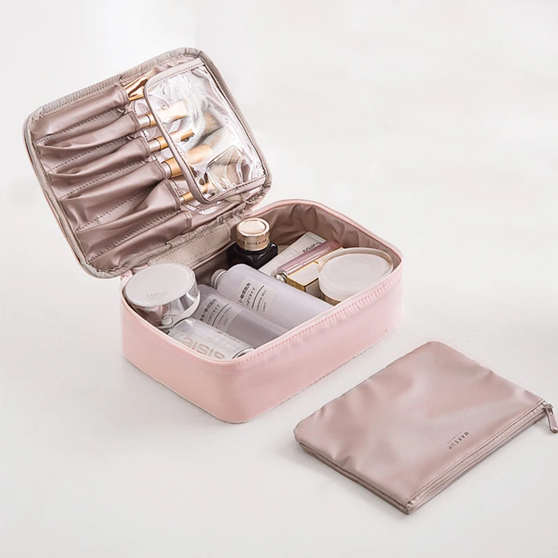 Simple Grils Travel Waterproof Beautician Makeup Bag Soft Cloth And Comfortable Women Toiletry Cosmetic Bag Organizer Handbag
Simple Grils Travel Waterproof Beautician Makeup Bag Soft Cloth And Comfortable Women Toiletry Cosmetic Bag Organizer Handbag