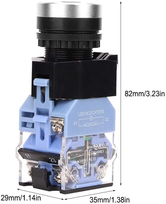 Green 22mm Push Button Momentary Switch Illuminated 24V LED 1NO Button Momentary Switch Lights Up Power Tools Switch Accessories
Green 22mm Push Button Momentary Switch Illuminated 24V LED 1NO Button Momentary Switch Lights Up Power Tools Switch Accessories