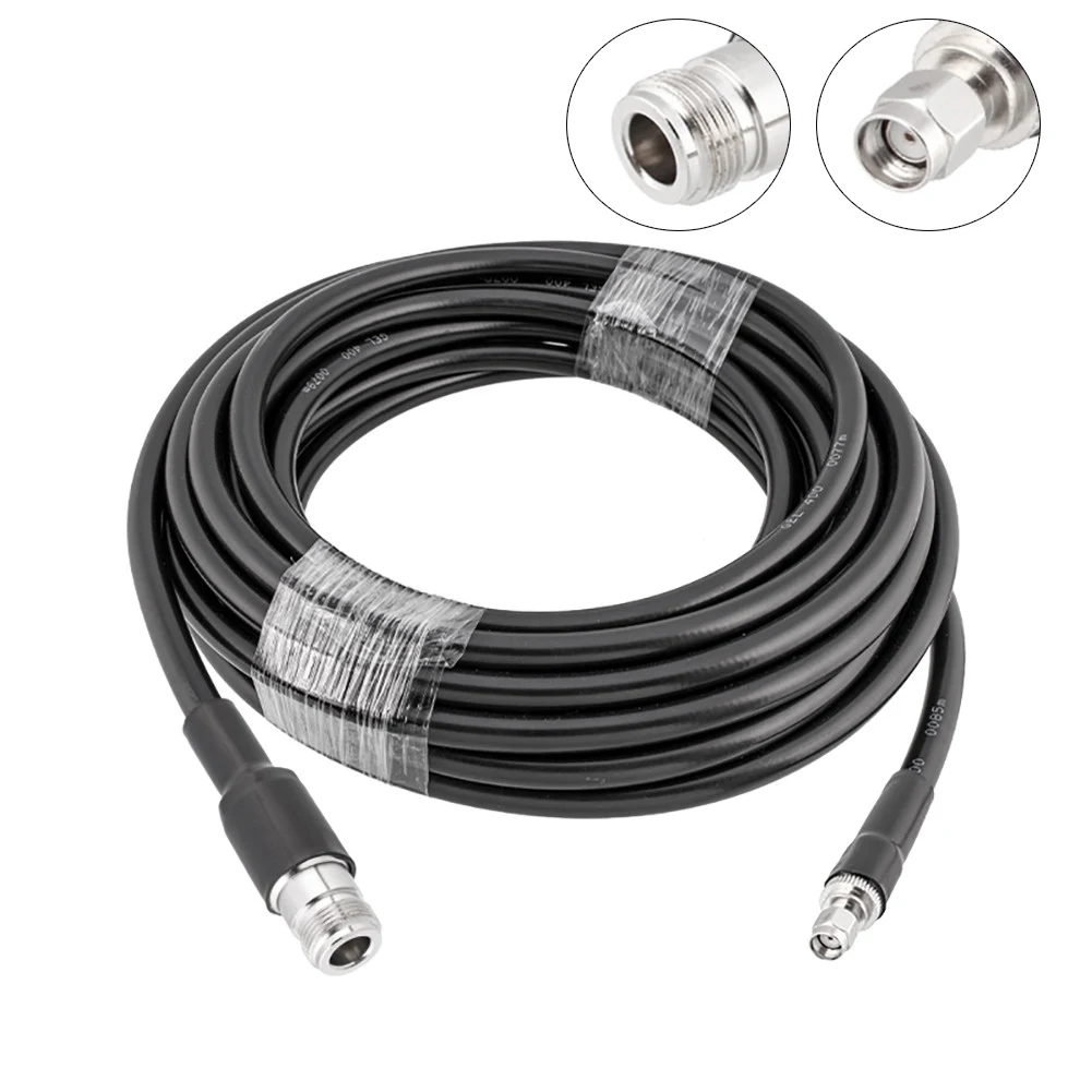 10M Black PE N-FeMale To RP-SMA Male Antenna Cable For LMR400 Cable For Helium Hotspot Gateway Maximize HELIUM HNT Mining
10M Black PE N-FeMale To RP-SMA Male Antenna Cable For LMR400 Cable For Helium Hotspot Gateway Maximize HELIUM HNT Mining
