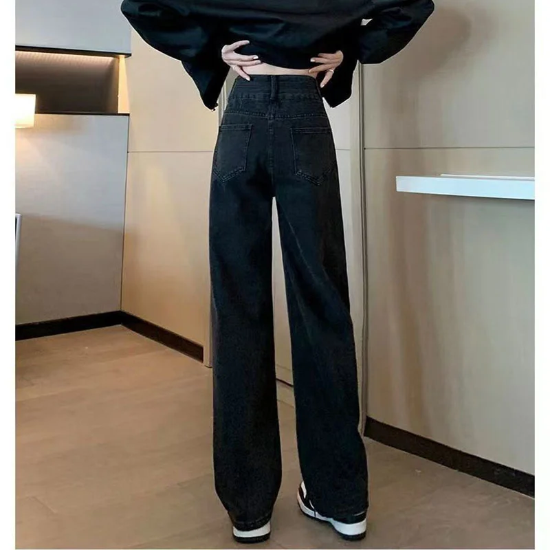 Hot jeans,2023 Autumn And Winter New Style Plush Thickened High Waist Slim Straight Jeans Women'S Loose Wide Leg Pants Vintage F
Hot jeans,2023 Autumn And Winter New Style Plush Thickened High Waist Slim Straight Jeans Women'S Loose Wide Leg Pants Vintage F