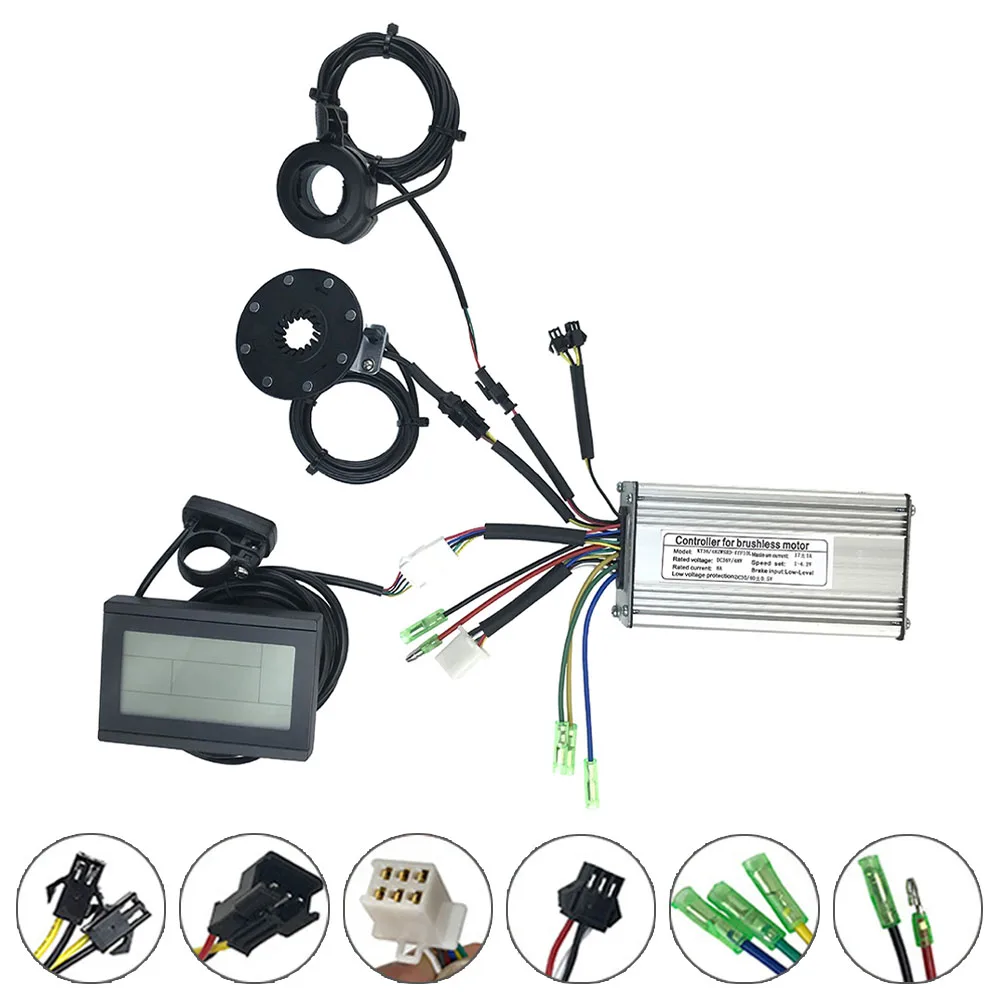 E-bike KT 36V/48V 350W 17A Controller+LCD3/LCD4/LCD5/LED880 Display+8 Sensor+Thumb Throttle Electric Bicycle Controller DIY Kit
E-bike KT 36V/48V 350W 17A Controller+LCD3/LCD4/LCD5/LED880 Display+8 Sensor+Thumb Throttle Electric Bicycle Controller DIY Kit