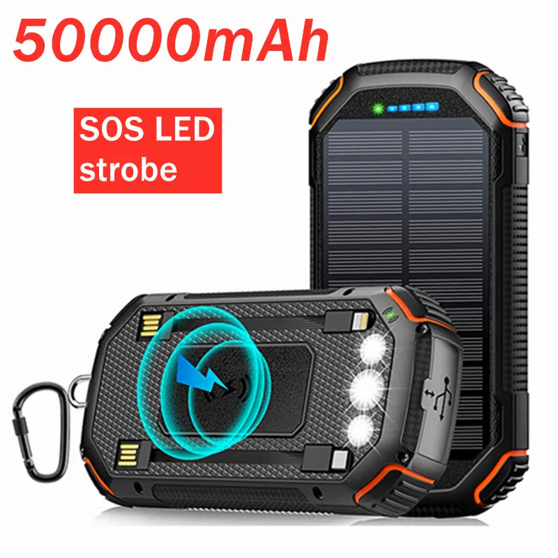 Светодиодный экран дисплея водонепроницаемый 50000mAh Солнечный аккумулятор с солнечной панелью зарядка портативная энергия Кемпинг Беспроводная Быстрая зарядка
Светодиодный экран дисплея водонепроницаемый 50000mAh Солнечный аккумулятор с солнечной панелью зарядка портативная энергия Кемпинг Беспроводная Быстрая зарядка