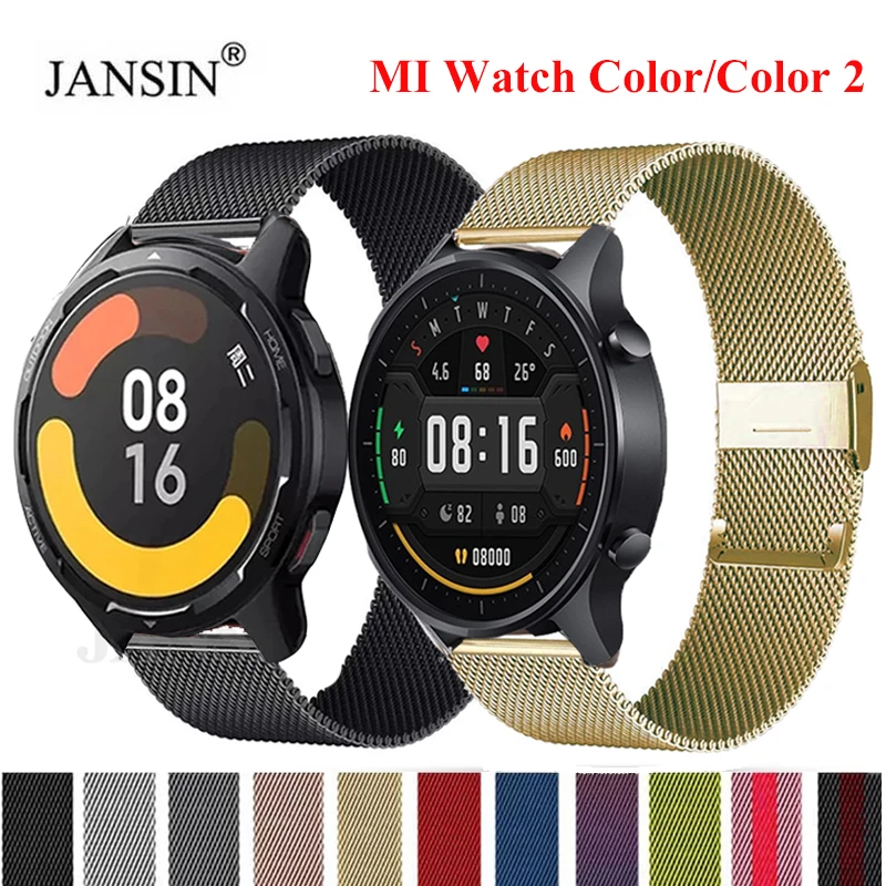 Milanese Stainless Steel Band For Xiaomi MI Watch Color Strap Mi Watch Color 2 Bracelet Watchband For MI Watch Color Correa Band
Milanese Stainless Steel Band For Xiaomi MI Watch Color Strap Mi Watch Color 2 Bracelet Watchband For MI Watch Color Correa Band