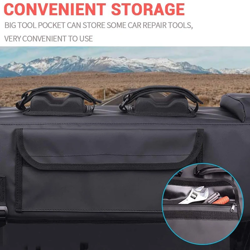 Tailgate Pad Shuttle Pad for Pickup Truck - Tailgate Protection Pad Transports 2 Bikes with Bike Straps Tool Pocket
Tailgate Pad Shuttle Pad for Pickup Truck - Tailgate Protection Pad Transports 2 Bikes with Bike Straps Tool Pocket