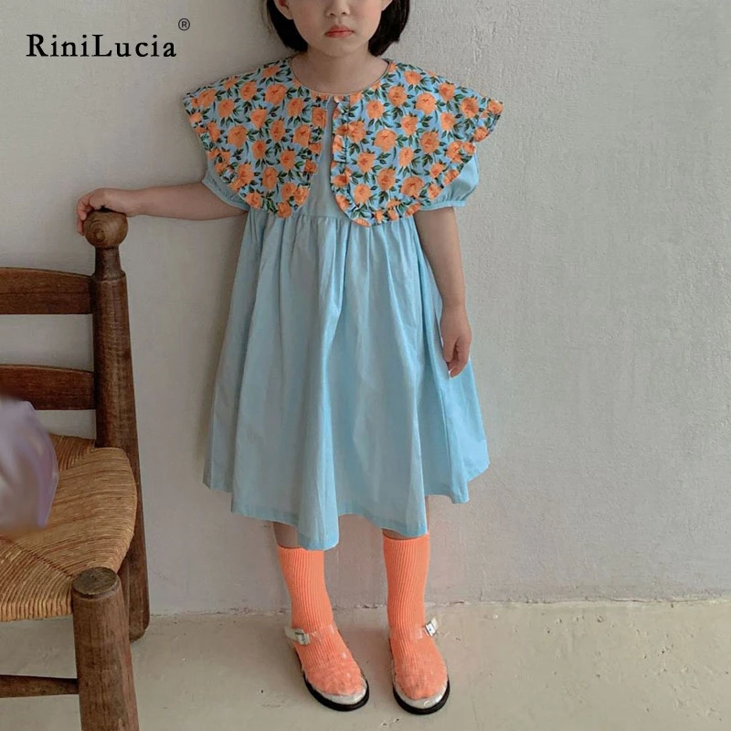 RiniLucia Girls Dress Lovely Summer Infant Baby Girl Doll Collar Floral Dress Sundress Briefs Solid Cotton Outfits Flower Dress
RiniLucia Girls Dress Lovely Summer Infant Baby Girl Doll Collar Floral Dress Sundress Briefs Solid Cotton Outfits Flower Dress