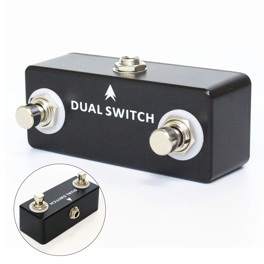 Aluminum Effect Pedal Dual Mental Footswitch Guitar Effects Unit Dual Control Foot Switch Not Switch Channels For Musical
Aluminum Effect Pedal Dual Mental Footswitch Guitar Effects Unit Dual Control Foot Switch Not Switch Channels For Musical