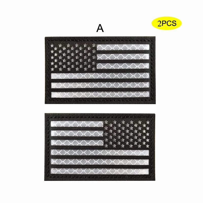2 PCS American Flag Patches IR Infrared Reflective Patches Regular and Reverse Tactical Flag Patch for Jackets bags Jean DIY
2 PCS American Flag Patches IR Infrared Reflective Patches Regular and Reverse Tactical Flag Patch for Jackets bags Jean DIY