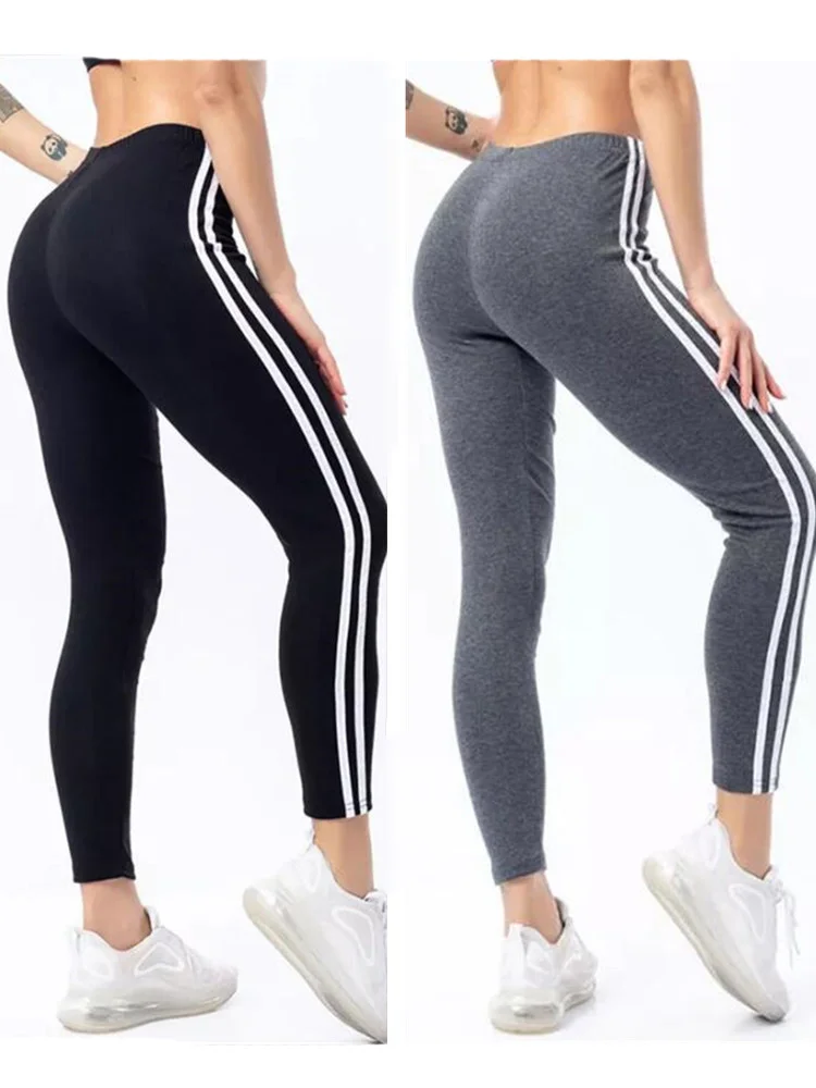 CUHAKCI Women Black White Striped Printed Leggings Fitness Yoga Pants Sportwear Gym Tights Elastic Ankle Length Push Up Leggins
CUHAKCI Women Black White Striped Printed Leggings Fitness Yoga Pants Sportwear Gym Tights Elastic Ankle Length Push Up Leggins