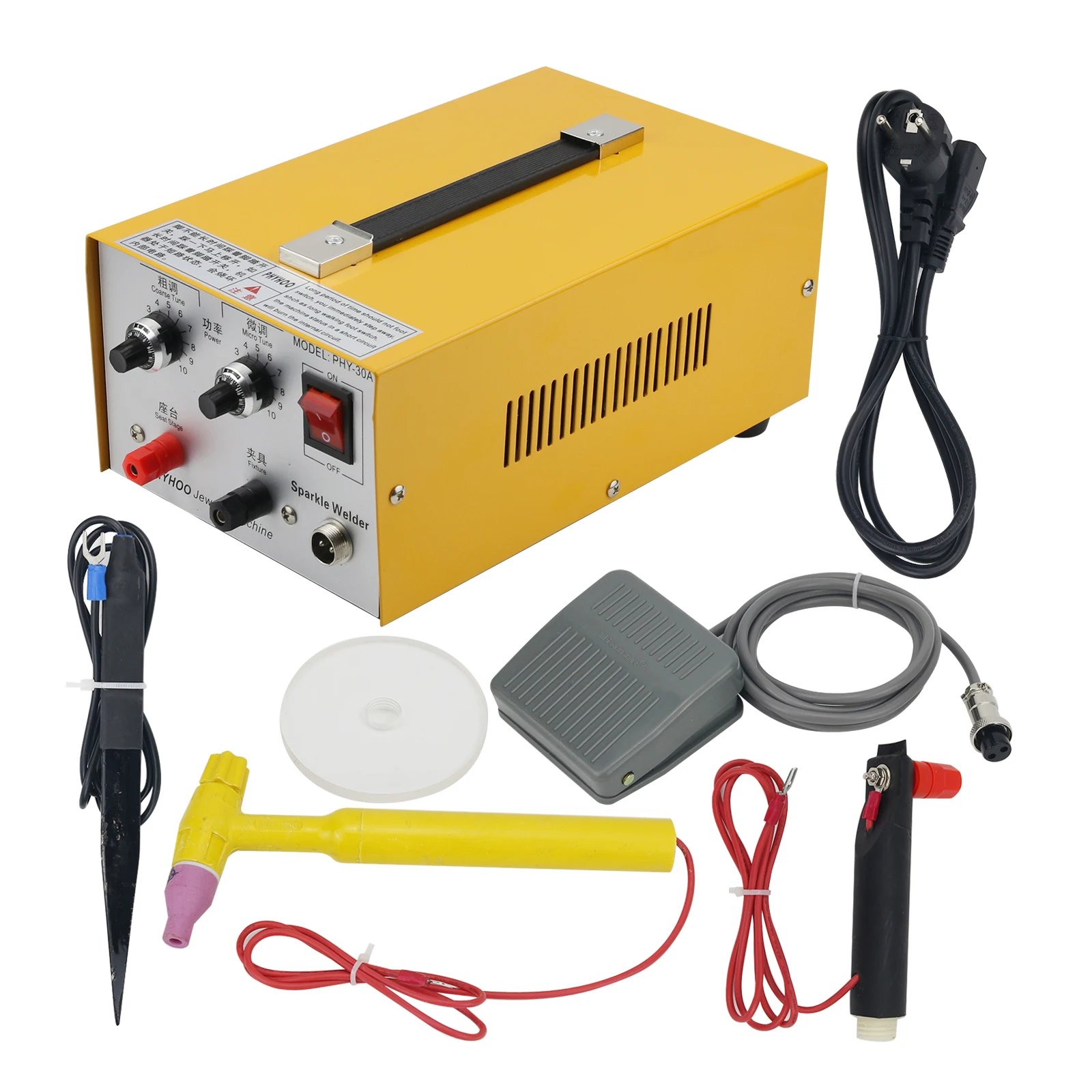 110V/220V 200W DX-30A Mini Spot Welder Laser Spot Welding Machine Jewelry Tool
110V/220V 200W DX-30A Mini Spot Welder Laser Spot Welding Machine Jewelry Tool