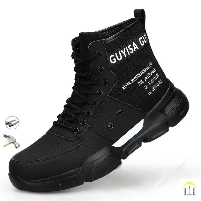 Men's Lightweight, High Top, Anti-Skid, Comfortable, Protective, Safe, Impact Resistant And Piercing Work Boots
Men's Lightweight, High Top, Anti-Skid, Comfortable, Protective, Safe, Impact Resistant And Piercing Work Boots